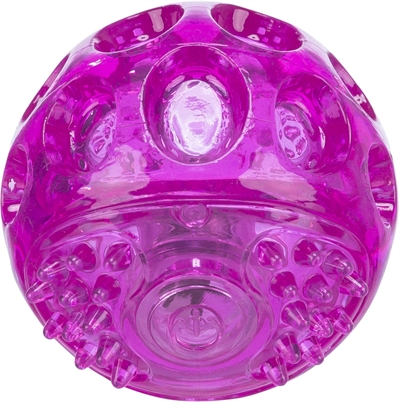 Trixie Knipperbal Zonder Geluid Drijvend TPR Roze 6x6x6 cm 3 st