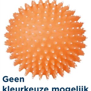 Trixie Egelbal Fluoriserend Vinyl Met Geluid Assorti 10x10x10 cm 3 st