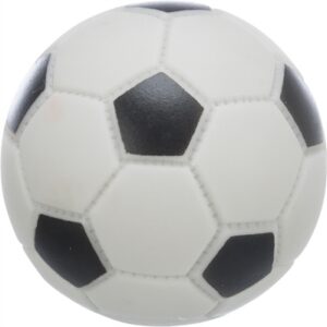 Trixie Voetbal Vinyl Zwart / Grijs 6x6x6 cm 4 st