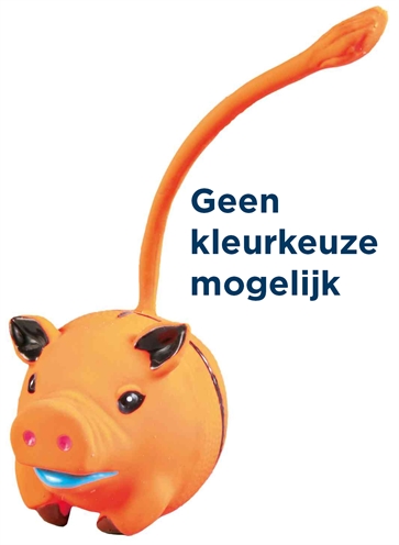 Trixie Latex Speelbal Dier Met Geluid Assorti 6x6x6 cm 17 st