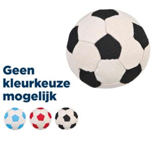 Trixie Soft Canvas Voetbal Assorti 11x11x11 cm 12 st