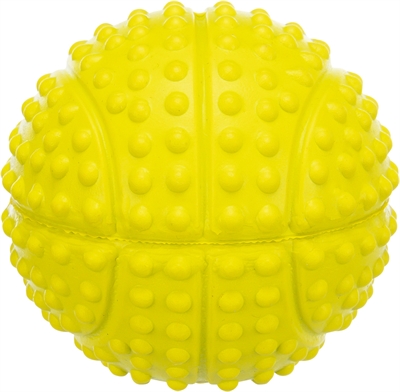 Trixie Natuurrubber Sportbal Diverse Lime 5.5x5.5x5.5 cm 4 st