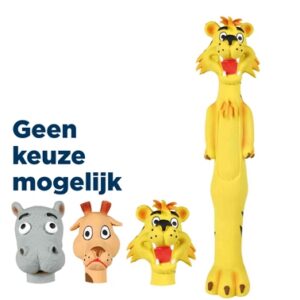 Trixie Latex Longie Met Geluid Assorti 30-32 cm 3 st