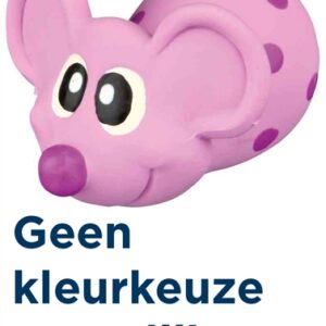 Trixie Latex Muis Met Geluid Assorti 8 cm 4 st
