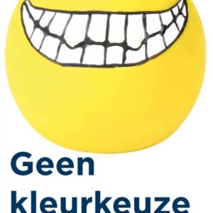 Trixie Latex / Polyestervlies Smiley Met Geluid Assorti 6x6x6 cm 4 st
