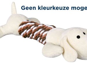 Trixie Pluche Dier Met Touwe En Geluid Assorti 32 cm 3 st