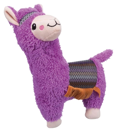 Trixie Pluche Alpaca Met Geluid Paars 31 cm 2 st