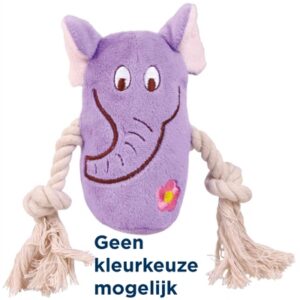 Trixie Pluche Dier Met Touw Assorti 13 cm 3 st