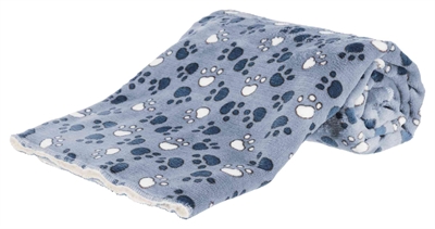 Trixie Deken Tammy Blauw / Beige 100x70x2cm