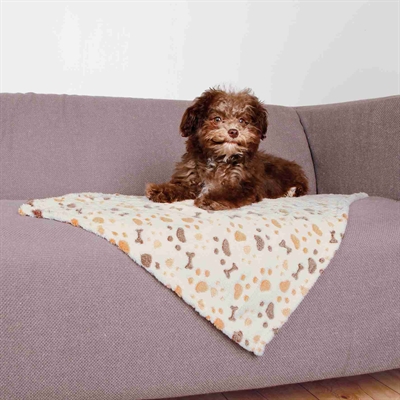 Trixie Deken Lingo Softfleece Wit / Beige 75x50x2 cm