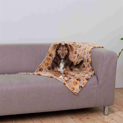 Trixie Softfleece Deken Laslo Beige 75x50x2 cm