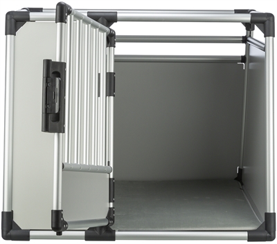 Trixie Vervoersbox Aluminium Zilver / Lichtgrijs 97x88x75 cm