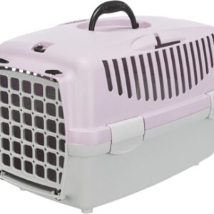 Trixie Vervoersbox Capri 1 Lichtgrijs / Lila 48x32x31 cm