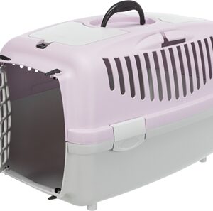 Trixie Vervoersbox Capri 2 Lichtgrijs / Lila 55x37x34 cm