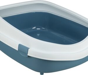 Trixie Kattenbak Primo Met Rand Blauw / Wit XXL 71x56x25 cm