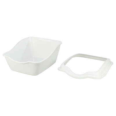 Trixie Kattenbak Cleany Cat Met Rand Wit 54x45x29 cm