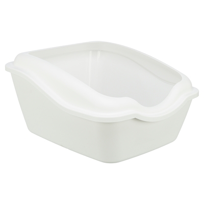Trixie Kattenbak Cleany Cat Met Rand Wit 54x45x29 cm