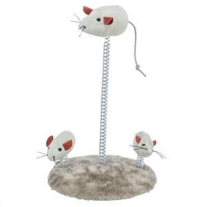 Trixie Muizen Op Spiraalveren Pluche Met Catnip 22x15x15 cm 2 st