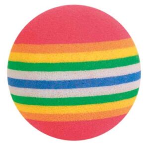 Trixie Set Regenboogballen Schuimstof 4x4x4 cm 4x4 st