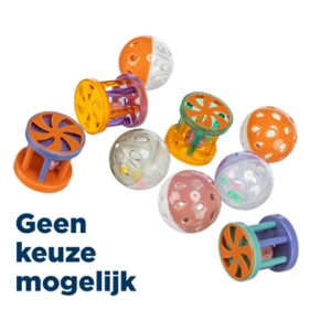 Trixie Bal / Rol Kunststof Assorti 4.5 cm 60 st