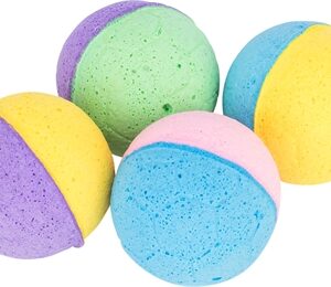 Trixie Set Softballen Softrubber Assorti 3.5x3.5x3.5 cm 4 st