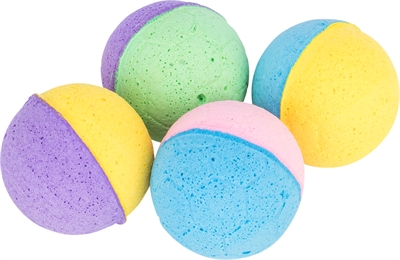 Trixie Set Softballen Softrubber Assorti 3.5x3.5x3.5 cm 4 st