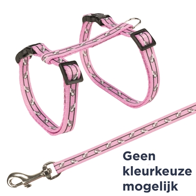 Trixie Kattentuig Met Riem Kattenmotief Assorti 27-45x1 cm 120 cm 4 st