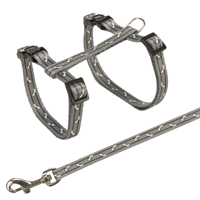 Trixie Kattentuig Met Riem Kattenmotief Assorti 27-45x1 cm 120 cm 4 st