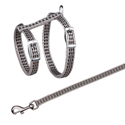 Trixie Kattentuig Met Riem Metalen Gespen Reflecterend Assorti 22-42x1 cm 120 cm 4 st