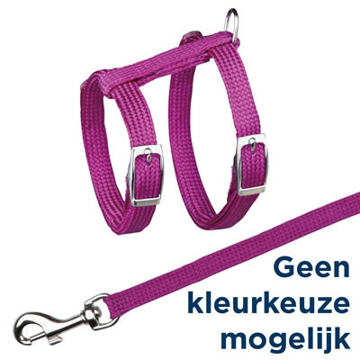 Trixie Kattentuig Met Riem Metalen Gespen Assorti 22-42x1 cm 125 cm 4 st