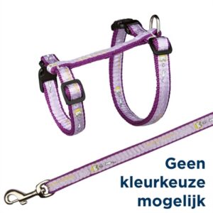 Trixie Kattentuig Met Riemgood Luck Assorti 34-57x1.3 cm 120 cm 4 st