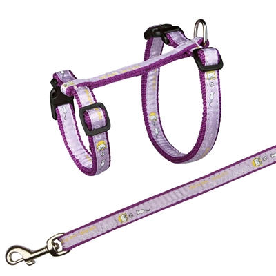 Trixie Kattentuig Met Riemgood Luck Assorti 34-57x1.3 cm 120 cm 4 st
