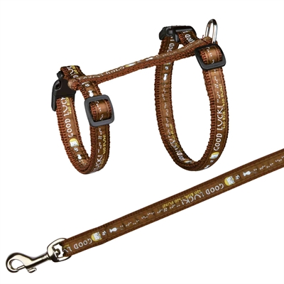 Trixie Kattentuig Met Riemgood Luck Assorti 34-57x1.3 cm 120 cm 4 st
