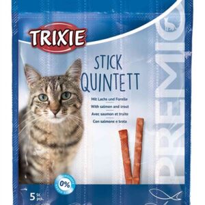 Trixie Premio Stick Quintett Zalm / Forel 24x5x5 gr