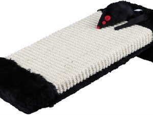 Trixie Krabplank Op Rol Sisaltapijt / Pluche Naturel / Zwart 35x15 cm 2 st