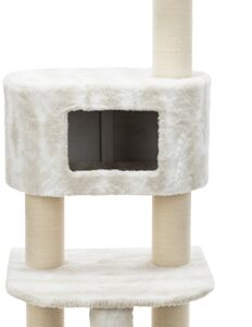Trixie Krabpaal Nelli Wit / Taupe 58x58x140 cm