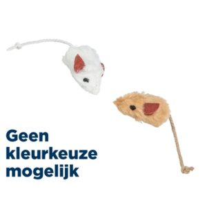 Trixie Set Muizen Met Catnip Kern Pluche 5 cm 6 st