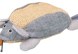 Trixie Muis Sisal / Stof Met Catnip Naturel / Grijs 30 cm 2 st