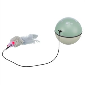 Trixie Bal Turbinio Met Motor En Muis Mintgroen 9x9x9 cm