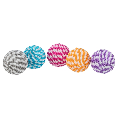 Trixie Bal Kunststof / Nylon Assorti 4.5x4.5x4.5 cm 54 st