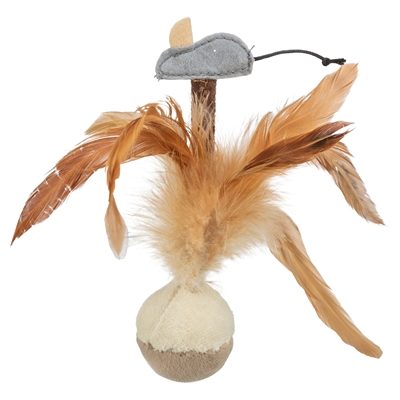 Trixie Tuimel-Verenbal Met Muis En Microchip Pluche 15 cm
