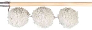 Trixie Speelhengel Ballen Hout / Pluche Met Catnip 35 cm 4 st