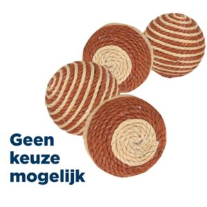 Trixie Bal Katoengaren Assorti 4.5 cm 42 st