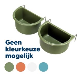Trixie Set Hangbakjes Met Draadhouder Kunststof Assorti 75 ml / 85 ml 4 st