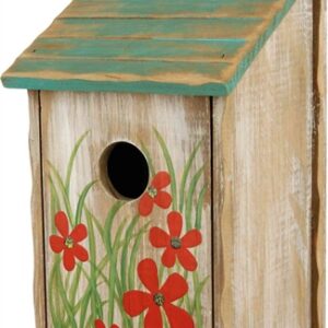 Trixie Nestkastje Beschilderd Hout 15x14x28 cm Gat 3.3 cm