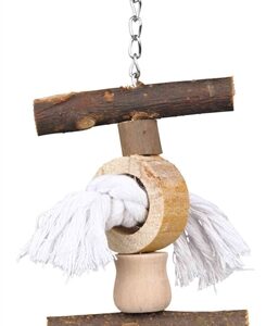 Trixie Speelgoed Schorshout En Touw Met Bal 20 cm