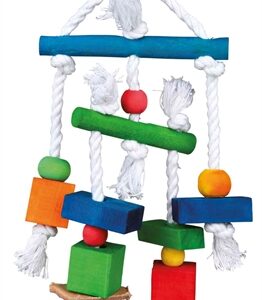 Trixie Speelgoed Aan Touw Hout Meerkleurig 24 cm 3 st