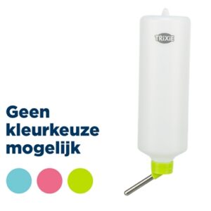 Trixie Drinkfles Kunststof Met Draadbeugel Assorti 600 ml 3 st
