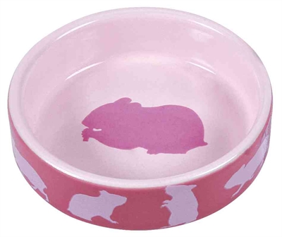 Trixie Voerbak Hamstermotief Keramiek Asssorti 80 ml 8 cm 4st