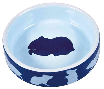 Trixie Voerbak Hamstermotief Keramiek Asssorti 80 ml 8 cm 4st